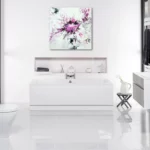 Łazienka w aranżacji z obrazem Blow Your Mind