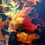 Obraz Fire No 1 w przybliżeniu