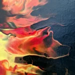 Obraz Fire No 1 w zbliżeniu