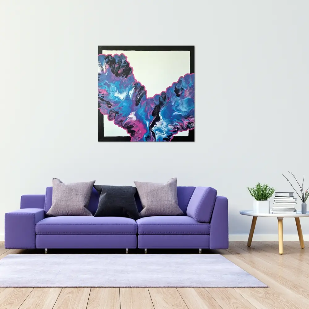 Aranżacja wnętrza z obrazem Just Imagine