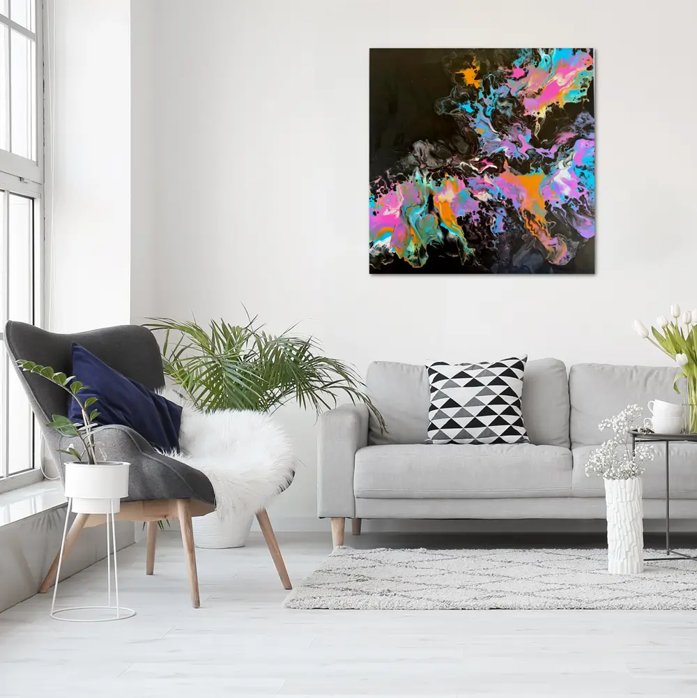 Aranżacja wnętrza z obrazem Madame Bad