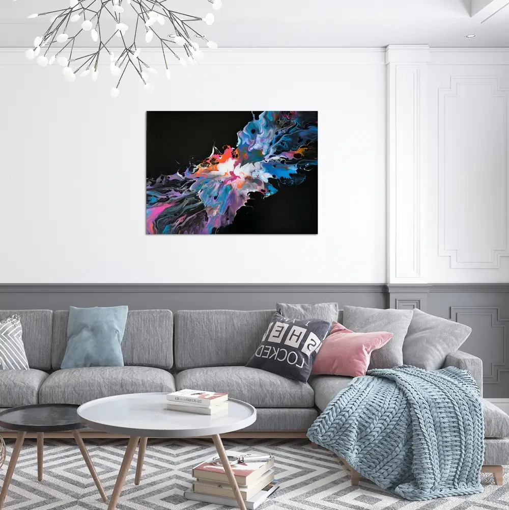 Aranżacja wnętrza z obrazem Unexpected